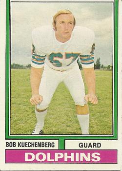 1974 Topps #225 Bob Kuechenberg Front