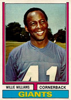 1974 Topps #284 Willie Williams Front