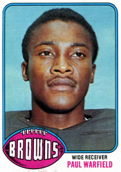 1976 Topps #317 Paul Warfield Front