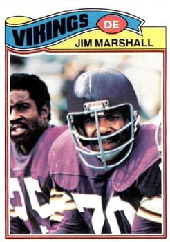 1977 Topps #105 Jim Marshall Front