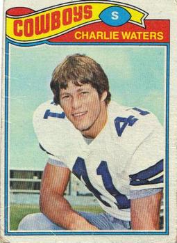 1977 Topps #15 Charlie Waters Front
