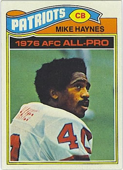 1977 Topps #50 Mike Haynes Front