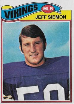 1977 Topps #465 Jeff Siemon Front