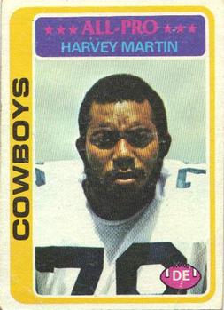 1978 Topps #110 Harvey Martin Front
