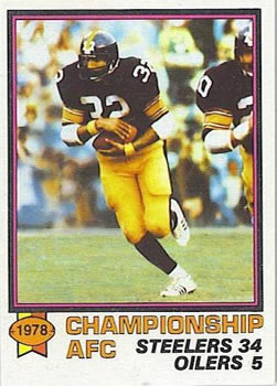 1979 Topps #166 1978 AFC Championship Front
