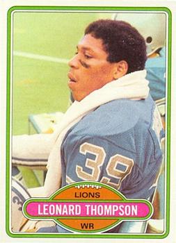 1980 Topps #172 Leonard Thompson Front