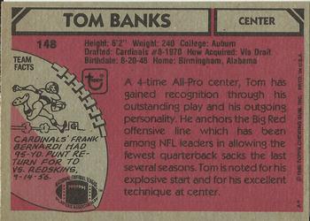 1980 Topps #148 Tom Banks Back