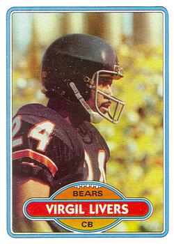1980 Topps #402 Virgil Livers Front