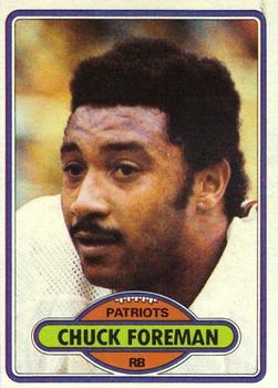 1980 Topps #500 Chuck Foreman Front