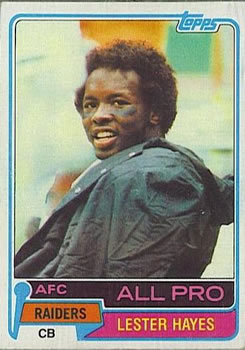 1981 Topps #20 Lester Hayes Front