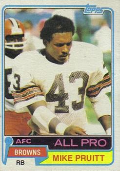 1981 Topps #260 Mike Pruitt Front