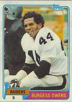 1981 Topps #429 Burgess Owens Front