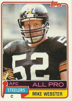 1981 Topps #10 Mike Webster Front