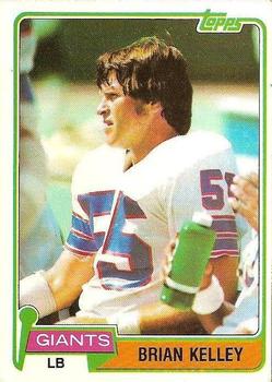 1981 Topps #374 Brian Kelley Front