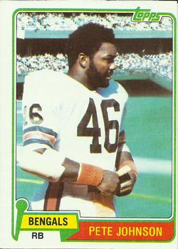 1981 Topps #427 Pete Johnson Front