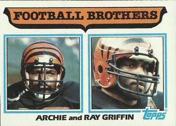 Archie and Ray Griffin were drafted by the Bengals in back-to-back years.