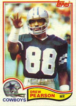 1982 Topps #321 Drew Pearson Front