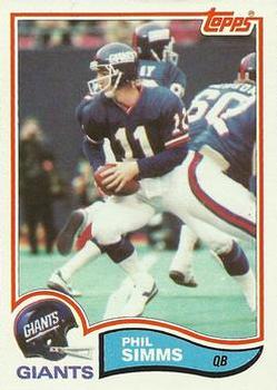 1982 Topps #433 Phil Simms Front