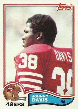 1982 Topps #482 Johnny Davis Front