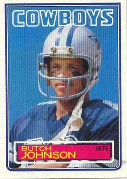 1983 Topps #48 Butch Johnson Front