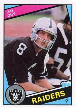 1984 Topps #107 Ray Guy Front