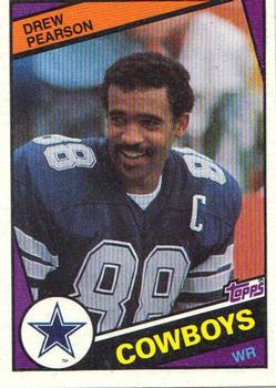 1984 Topps #243 Drew Pearson Front