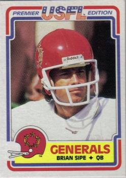 1984 Topps USFL #73 Brian Sipe Front