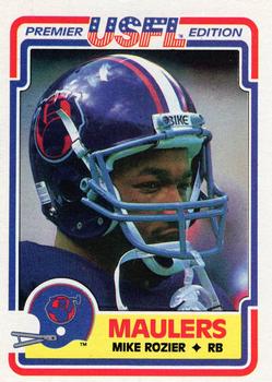1984 Topps USFL #109 Mike Rozier Front