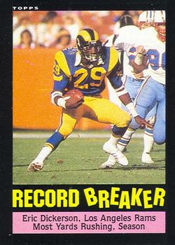 1985 Topps #2 Eric Dickerson Front