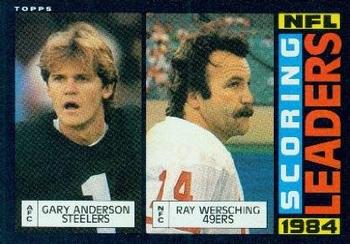 1985 Topps #195 Gary Anderson / Ray Wersching Front