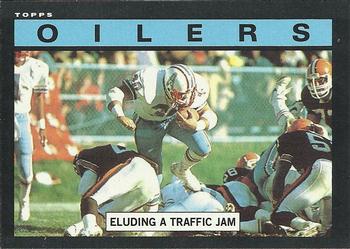 1985 Topps #248 Oilers Team Leaders Front