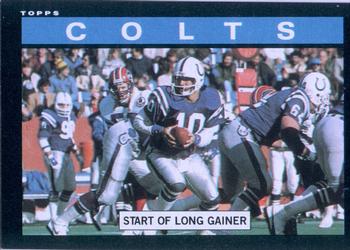 1985 Topps #258 Colts Team Leaders Front