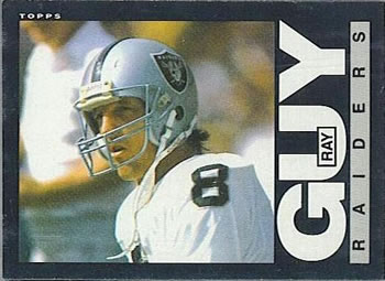 1985 Topps #288 Ray Guy Front