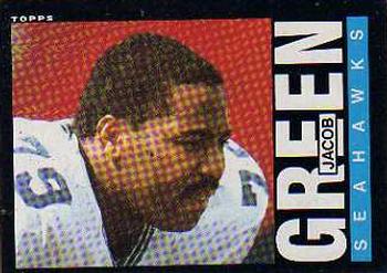 1985 Topps #385 Jacob Green Front