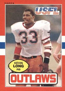 1985 Topps USFL #5 Kevin Long Front
