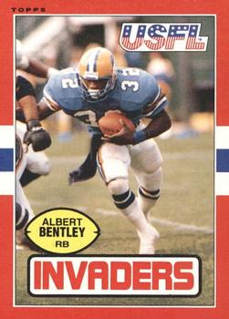 1985 Topps USFL #89 Albert Bentley Front