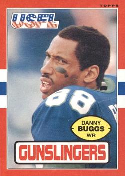 1985 Topps USFL #114 Danny Buggs Front