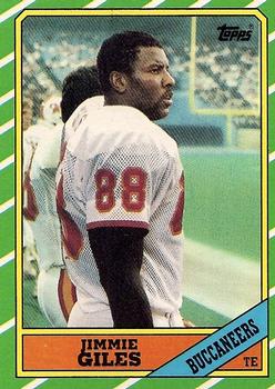 1986 Topps #378 Jimmie Giles Front