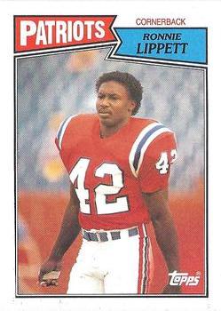 1987 Topps #109 Ronnie Lippett Front
