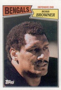1987 Topps #195 Ross Browner Front