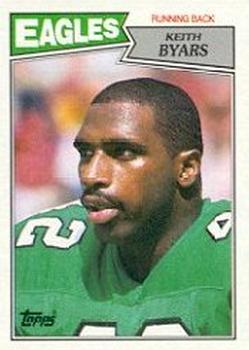 1987 Topps #297 Keith Byars Front