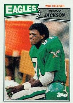 1987 Topps #299 Kenny Jackson Front
