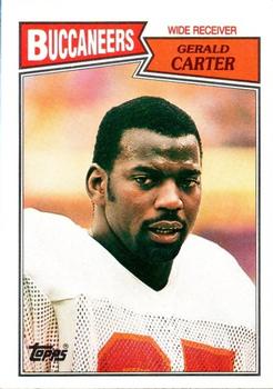1987 Topps #387 Gerald Carter Front
