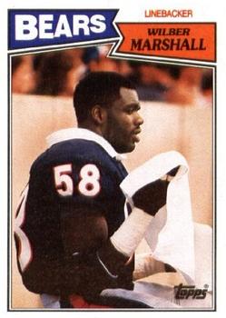 1987 Topps #59 Wilber Marshall Front