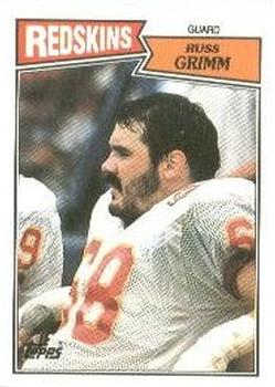 1987 Topps #73 Russ Grimm Front