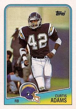 1988 Topps #206 Curtis Adams Front