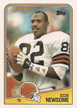 1988 Topps #92 Ozzie Newsome Front