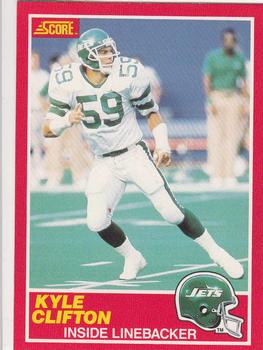 1989 Score #163 Kyle Clifton Front