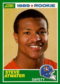 1989 Score #263 Steve Atwater Front