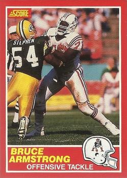 1989 Score #201 Bruce Armstrong Front
